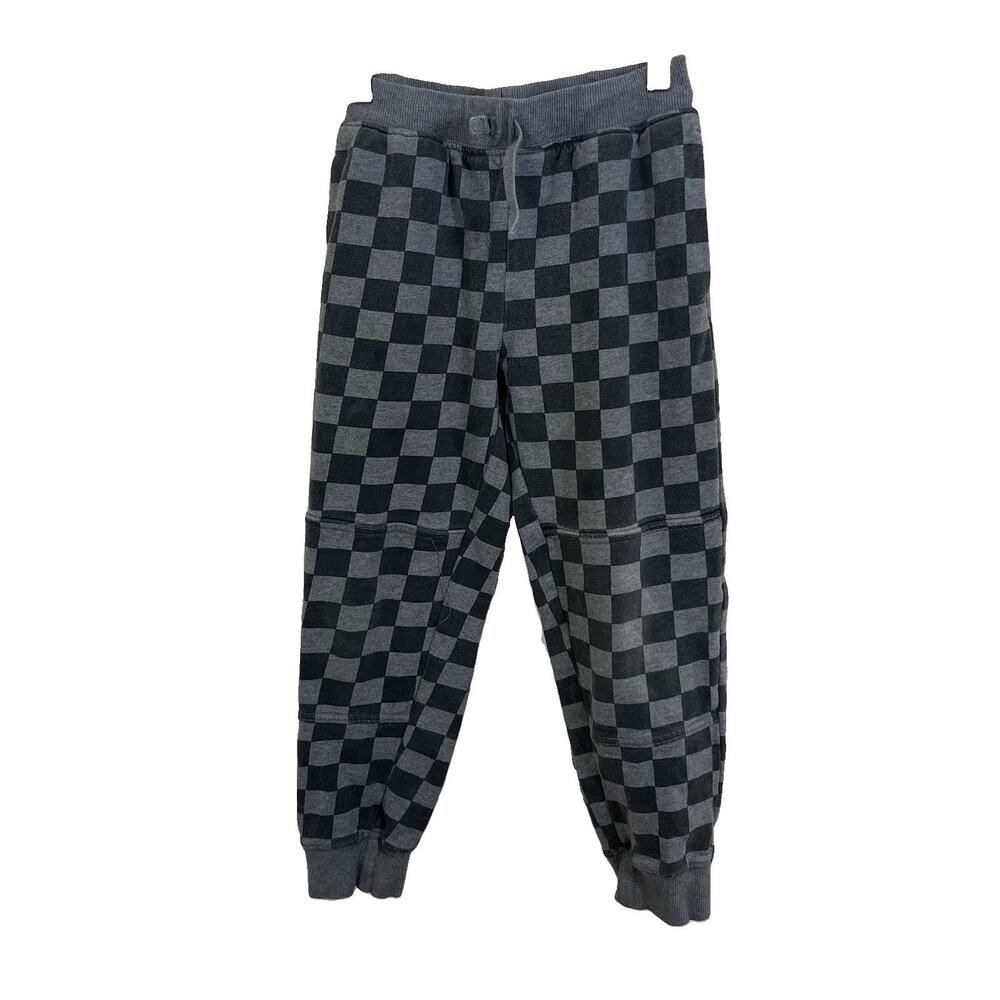 Hanna Andersson Slim Fit Double Knee Sweatpants Boys 8 French Terry Cotton